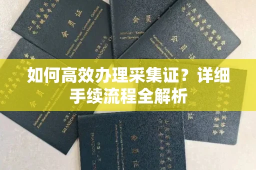 南昌如何高效办理采集证?详细手续流程全解析